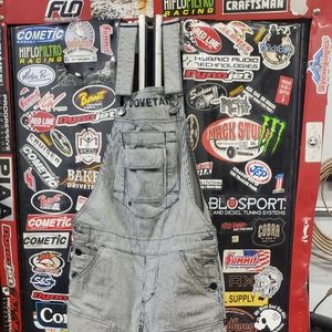 Dovetail Workwear pinstripe overalls size 4/28